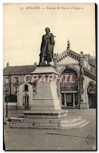 Cartes postales Angers Statue de David d Angers