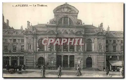 Cartes postales Angers Le Theatre