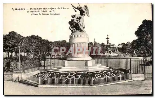 Cartes postales Angers Monument Aux Enfants de L Anjou