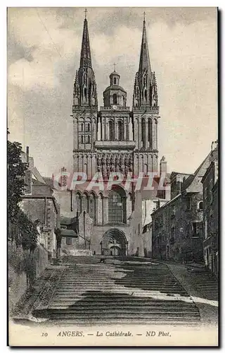 Cartes postales Angers La Cathedrale