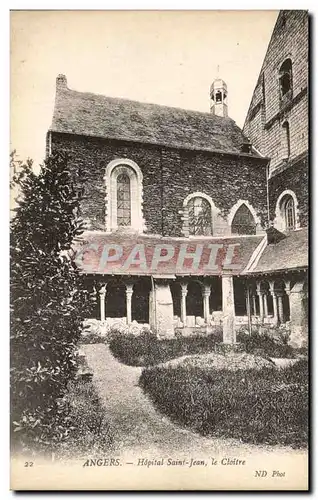 Cartes postales Angers Hopital Saint Jean Le Cloitre