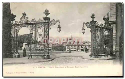 Cartes postales Nancy Place Stanislas Grilles Jean Lamour