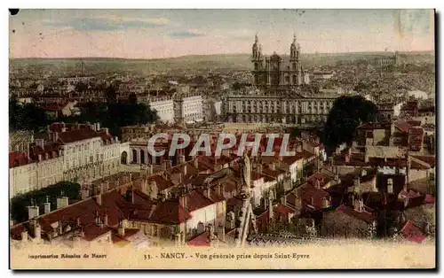 Cartes postales Nancy Vue Generale Prise Depuis Saint Epvre