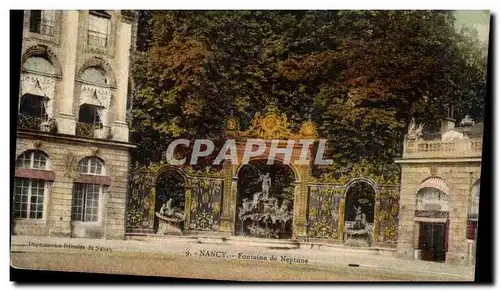 Cartes postales Nancy Fontaine De Neptune