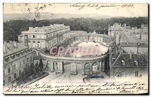 Cartes postales Nancy Hemicycle De La Carriere palais du gouvernement