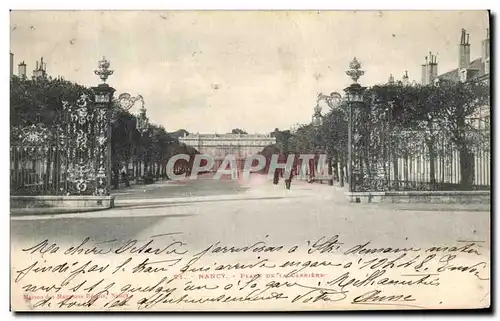 Cartes postales Nancy Place De La Carriere