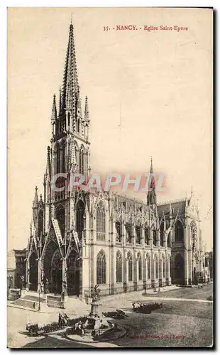 Cartes postales Nancy Eglise Saint Epvre