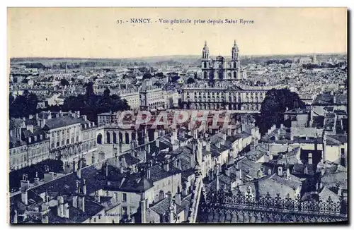 Cartes postales Nancy Vue Generale Prise Depuis Saint Epvre