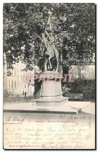 Cartes postales Nancy Statue De Jeanne D Arc