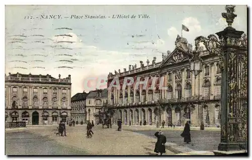 Cartes postales Nancy Place Stanislas L Hotel de Ville