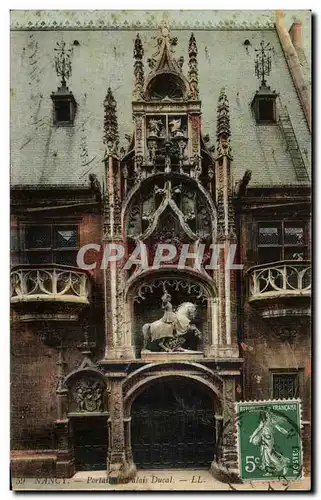 Ansichtskarte AK Nancy Portail du palais Ducal