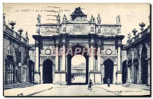 Cartes postales Nancy Arc de Triomphe