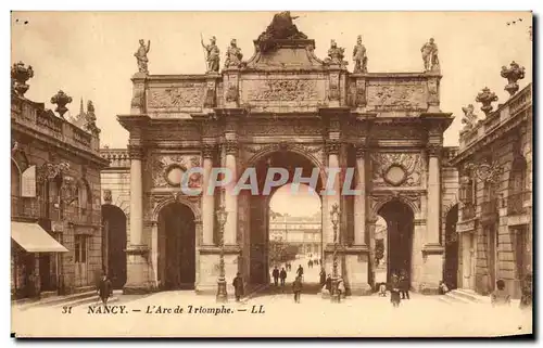 Cartes postales Nancy L Arc De Triomphe