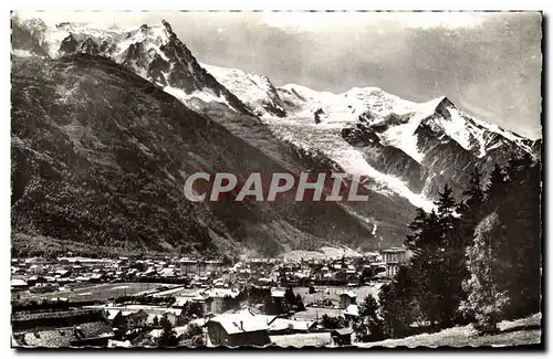 Cartes postales moderne Chamonix Mont Blanc et Aiguille du Midi