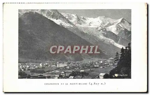 Cartes postales Chamonix Et Le Mont Blanc