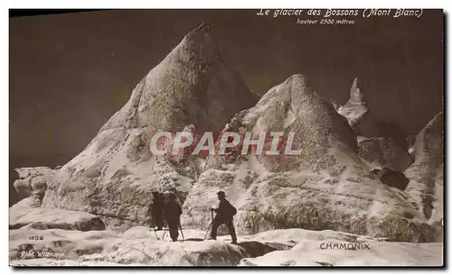 Cartes postales Chamonix Le glacier des Bossons Mont Blanc