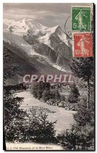 Cartes postales Chamonix et Le Mont Blanc