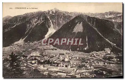 Cartes postales Chamonix et Le Brevent