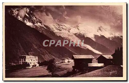 Cartes postales Chamonix Mont Blanc Le Massif Du mont Blanc