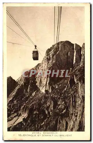 Cartes postales Chamonix Teleferique Et Sommet Du Brevent