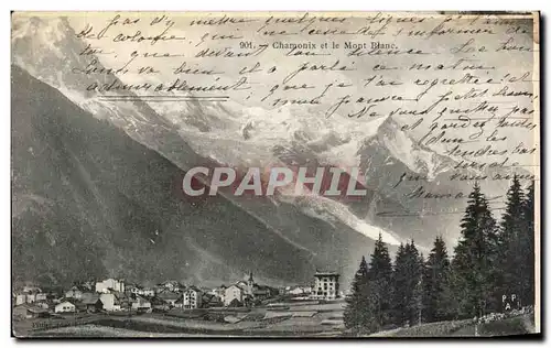 Cartes postales Chamonix et le Mont Blanc