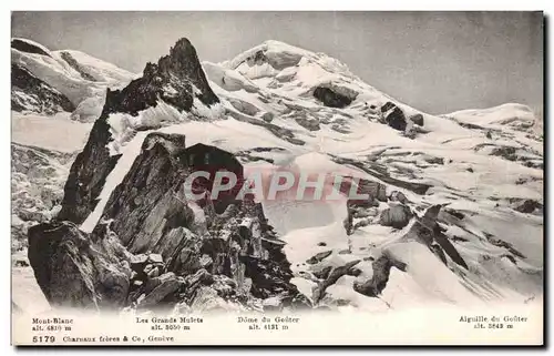 Cartes postales Chamonix Les Grande Mulets