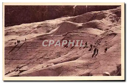 Cartes postales Chamonix Mont Blanc Traversee de la Mer de Glace au Montenvers