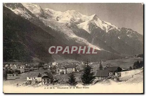 Cartes postales Chamonix et le Mont Blanc