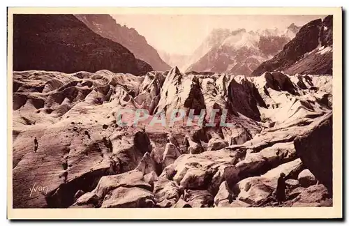 Cartes postales Chamonix Mont Blanc Les Seracs de la Mer de Clace