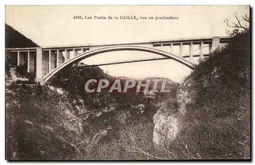 Ansichtskarte AK Les Ponts de la Caille Vus en Profondeur