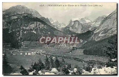 Cartes postales Pralognan et le Glacier de la Grasnde Casse