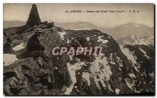 Cartes postales Savoie Sommet du Grand Mont