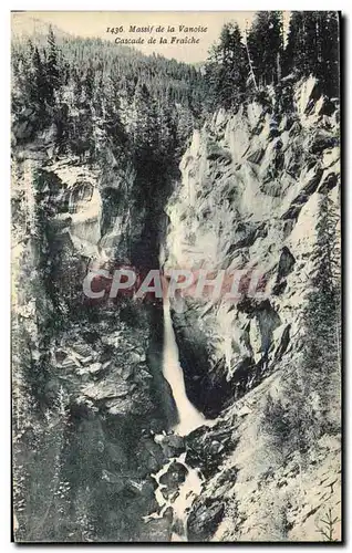 Ansichtskarte AK Massif de la Vanoise Cassade de la Fraiche