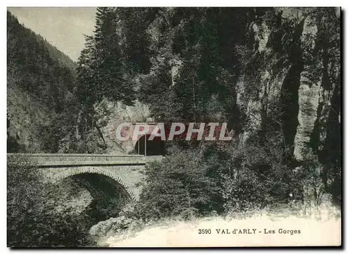 Ansichtskarte AK Val d Arly Les Gorges