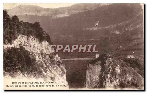 VINTAGE POSTCARD Pont of I Damages on Cheran