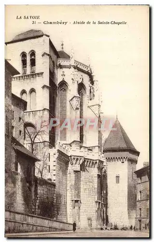 Cartes postales Chambery Abside de la Sainte Chapelle