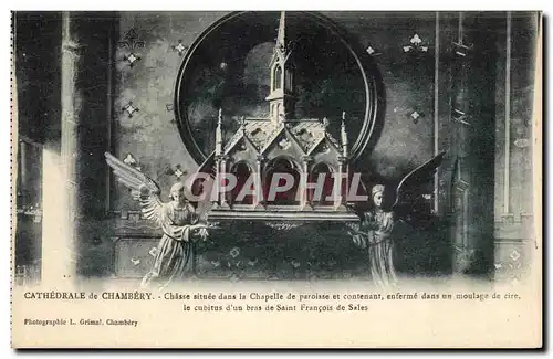 Cartes postales Chambery Cathedrale Chasse Situee dans la Chapelle de paroisse