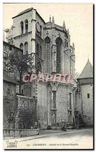 Ansichtskarte AK Chambery Abside de La Sainte Chapelle