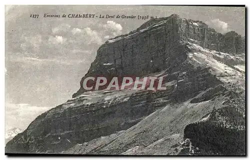 Cartes postales Environs de Chambery Le Dent de Granier