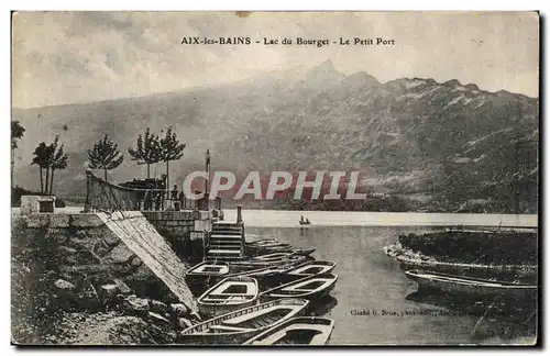 Cartes postales Aix les Bains Vue Generale et Lac Du Bourget