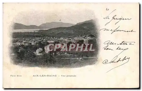 Cartes postales Aix les vue Generale