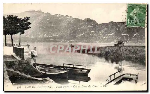 Ansichtskarte AK Lac Du Bourget Petit Port Col et Dent du Chat