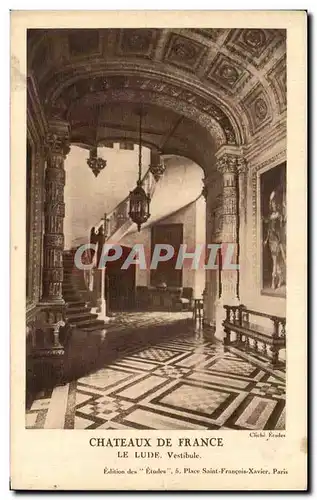 Cartes postales Chateaux De France Le Lude Vestibule