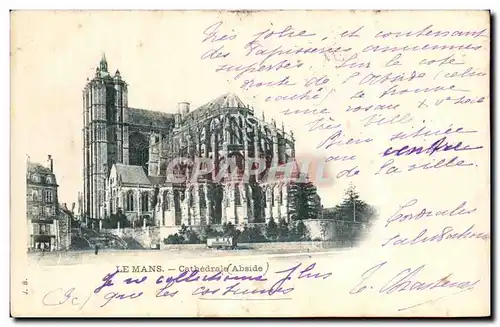 Cartes postales Le Mans Cathedrale