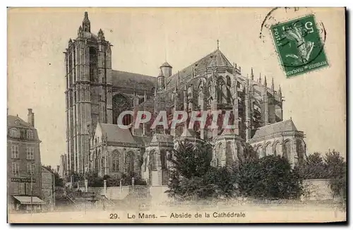 Ansichtskarte AK Le Mans Abside de la Cathedrale