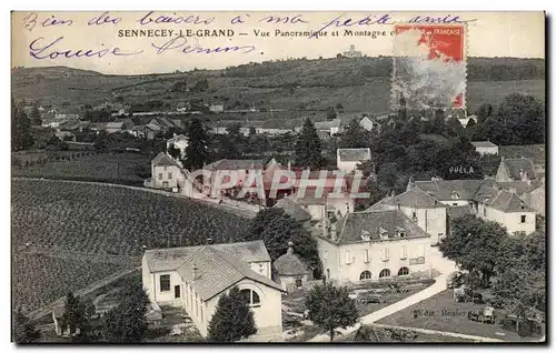 Cartes postales Sennecey Le Grand Vue Panoramique et Montagne