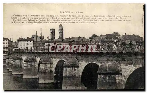 Cartes postales Macon Le Pont