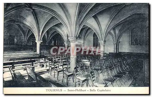 Cartes postales Tournus Saint Philibert Salle Capitulaire