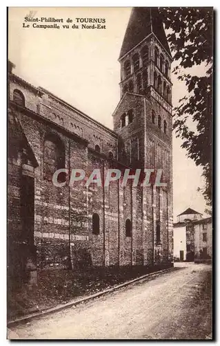 Cartes postales Tournus Saint Philibert Le Campanile Vu Du Nord Est