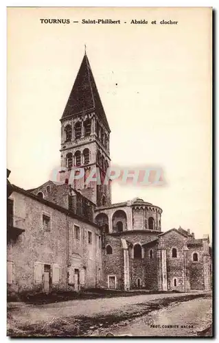 Cartes postales Tournus Saint Philibert Abside Et Clocher